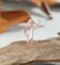 Moissanite rose gold wedding band, minimalist personalized gift, Cubic Zirconia wedding ring, vintage valentines gifts, promise bridal ring product 4